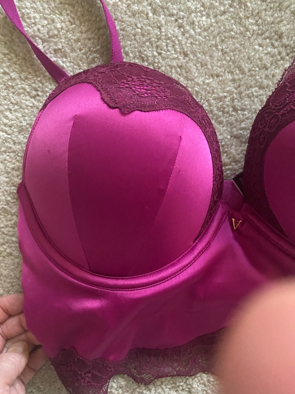 Victoria secret bombshell 34C padded underwire bonded side bra - Picture 4 of 9